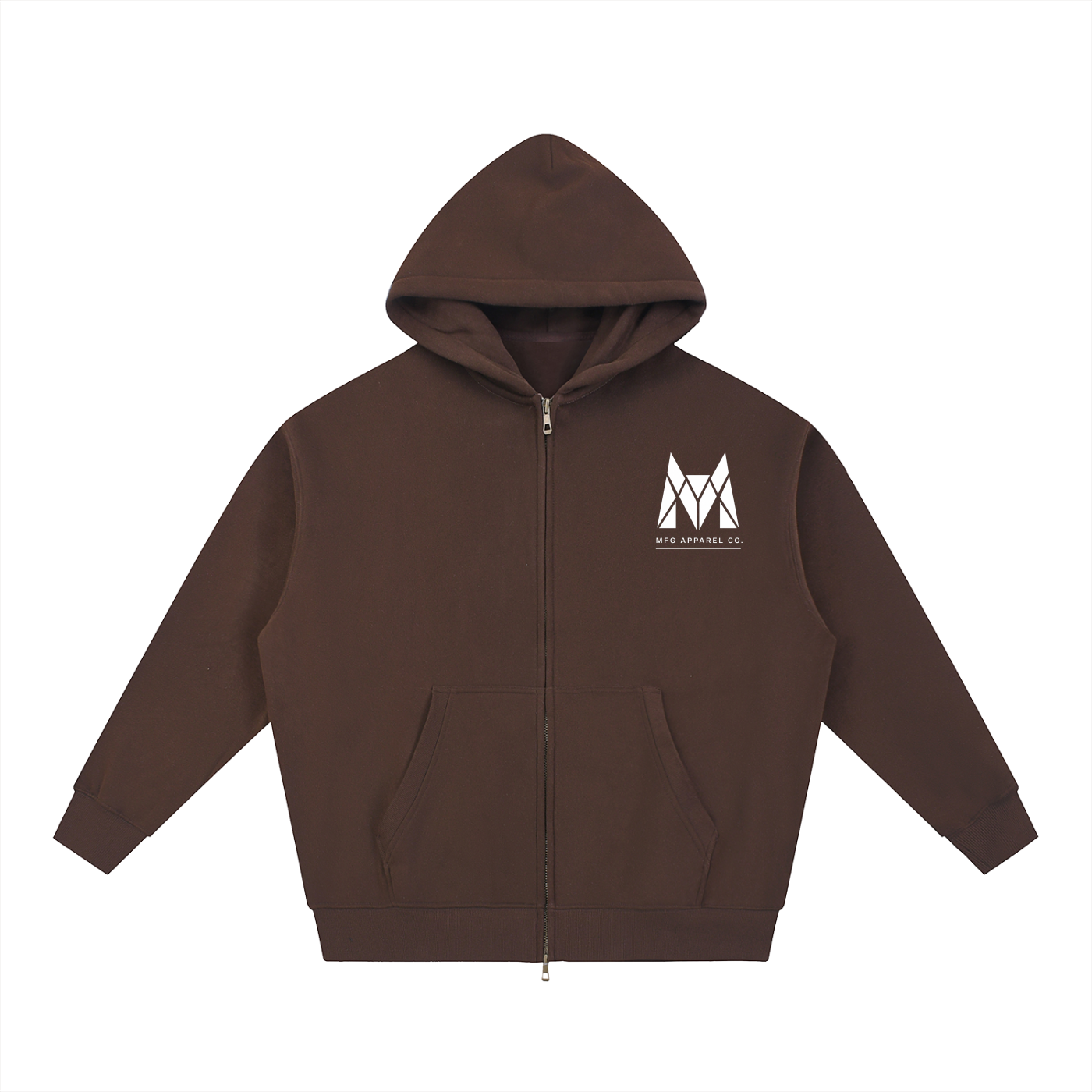 "MFG" Essential Oversized Fleece Boxy Hoodie