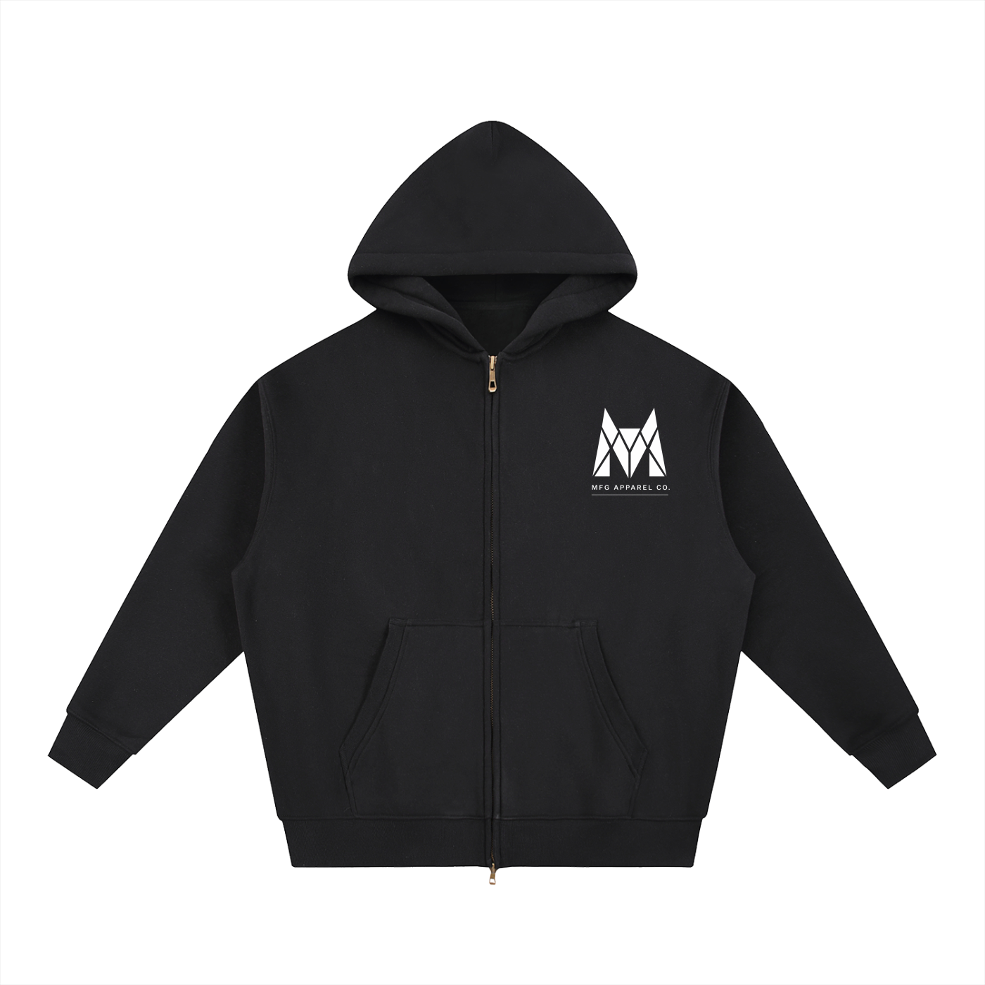 "MFG" Essential Oversized Fleece Boxy Hoodie