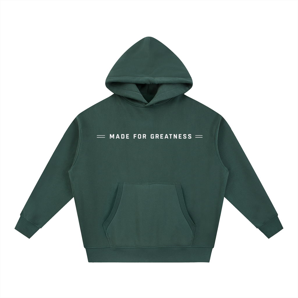 "MFG" Essential Oversized Boxy Fit Fleece Hoodie