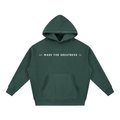 "MFG" Essential Oversized Boxy Fit Fleece Hoodie