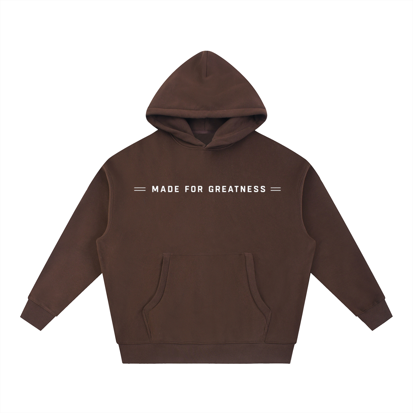 "MFG" Essential Oversized Boxy Fit Fleece Hoodie