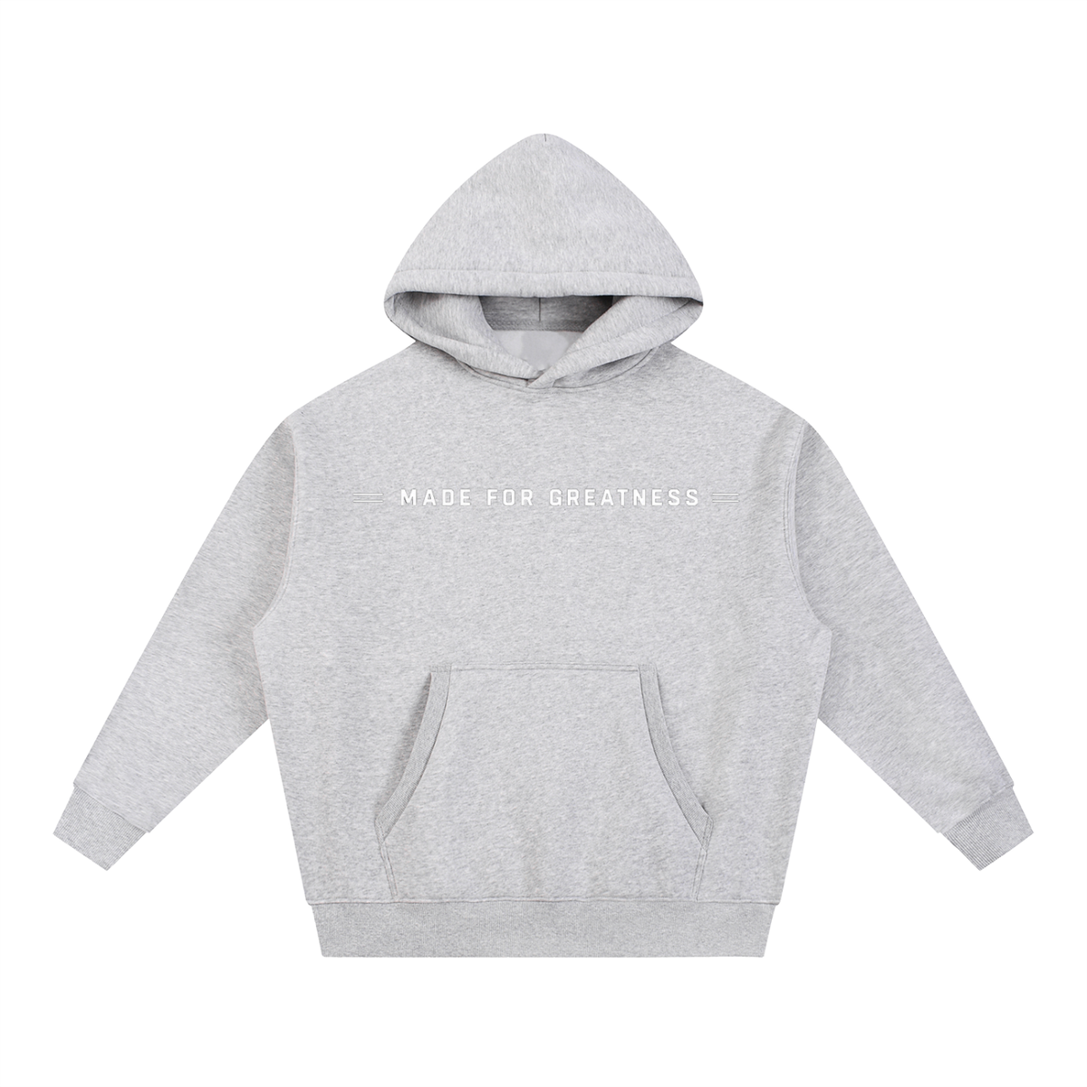 "MFG" Essential Oversized Boxy Fit Fleece Hoodie