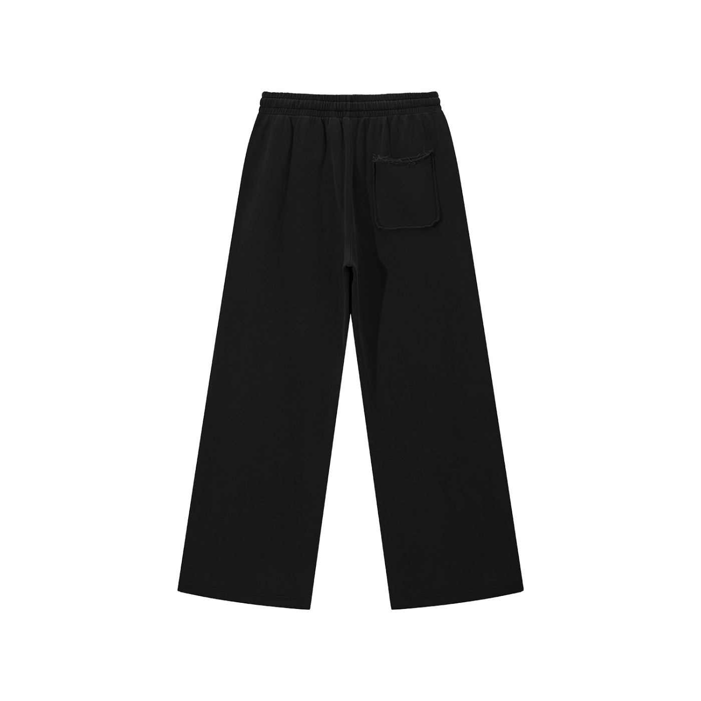 "MFG" Snow Washed Raw Edge Sweatpants