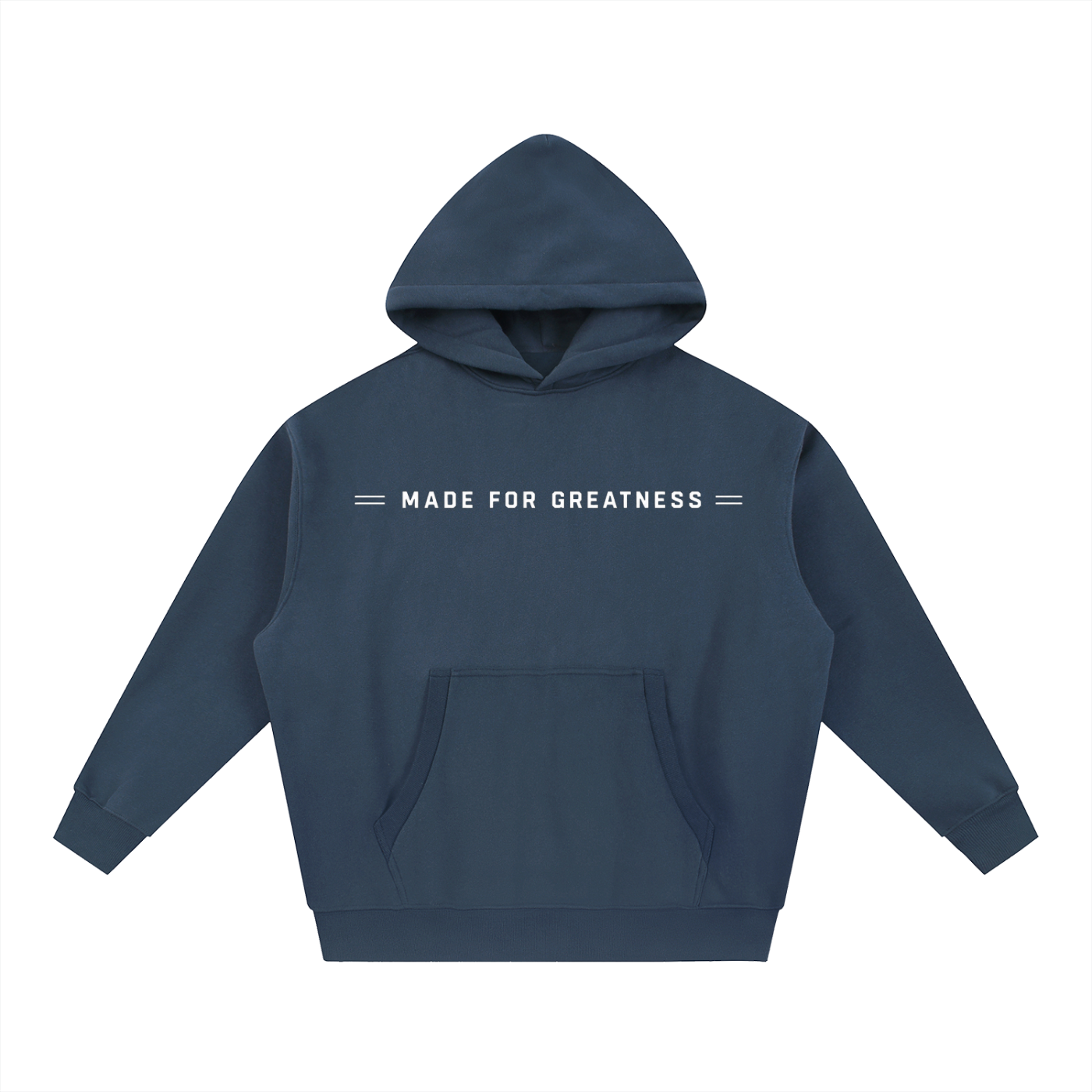 "MFG" Essential Oversized Boxy Fit Fleece Hoodie