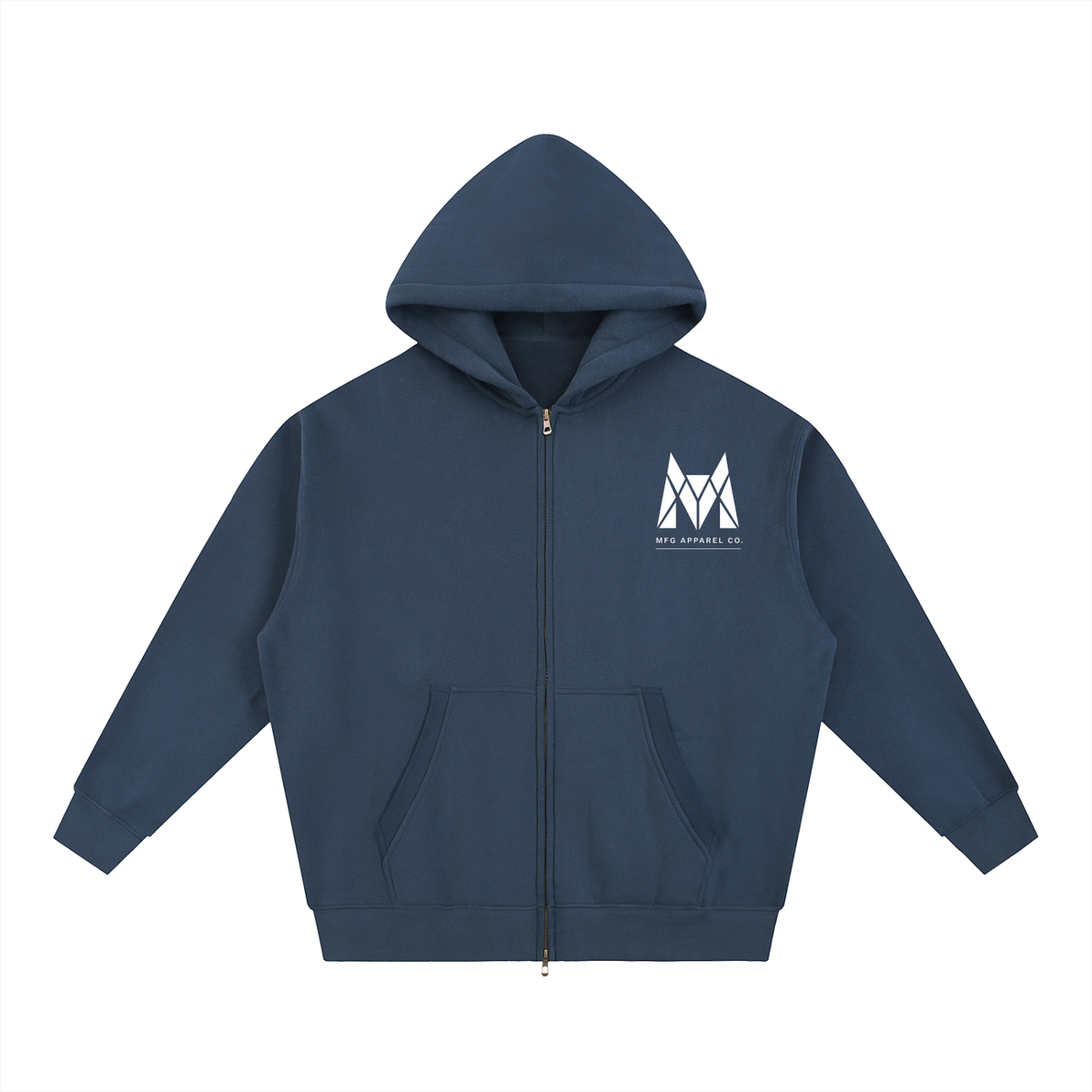 "MFG" Essential Oversized Fleece Boxy Hoodie