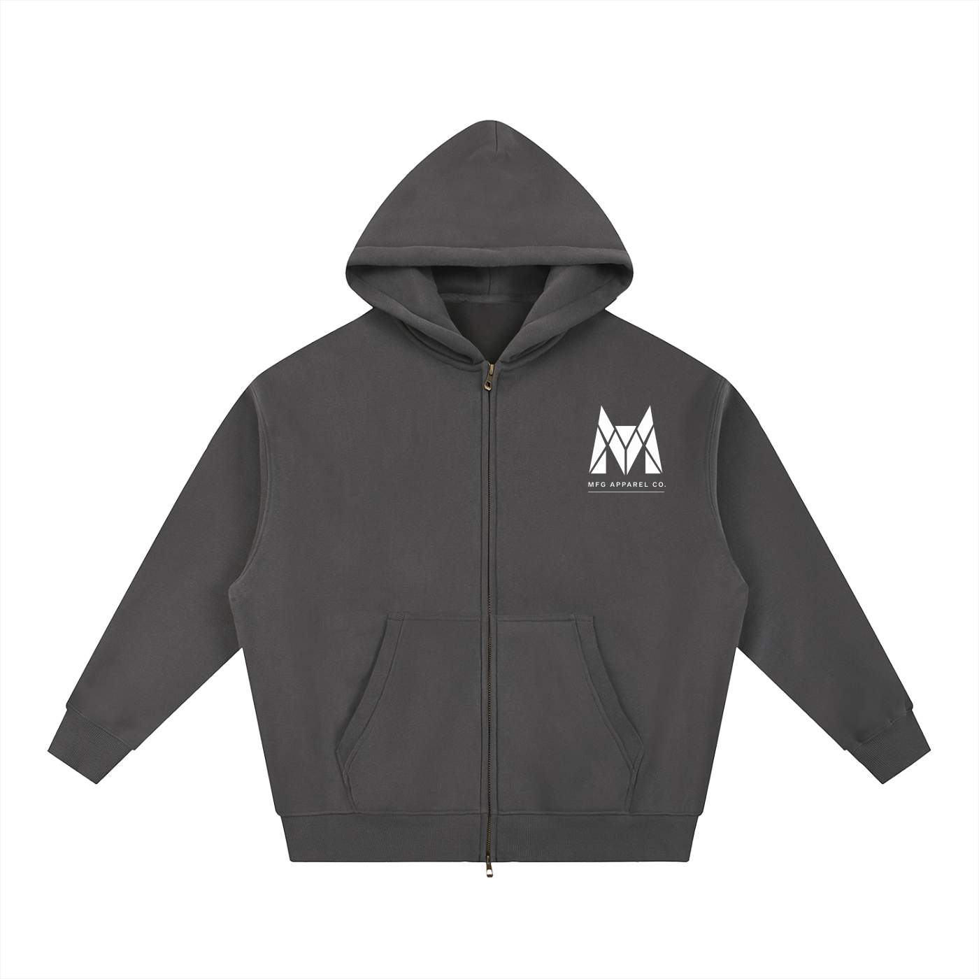 "MFG" Essential Oversized Fleece Boxy Hoodie