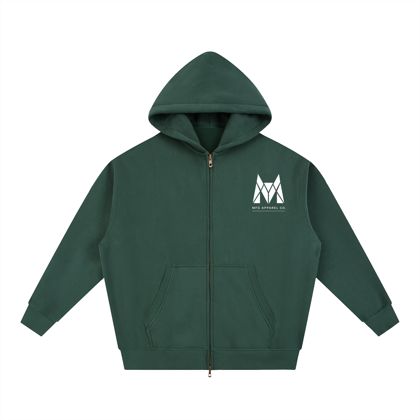 "MFG" Essential Oversized Fleece Boxy Hoodie