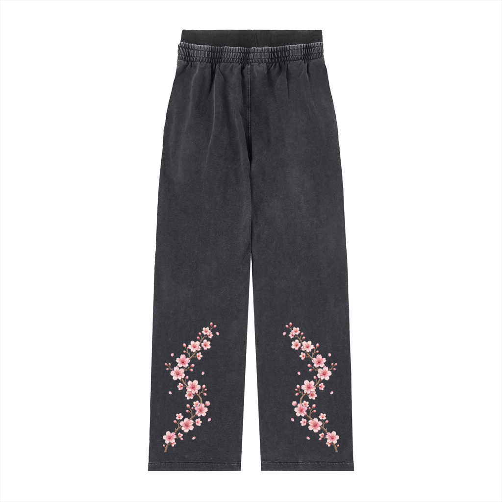 "Just Breathe" Vintage Washed Waist Pants