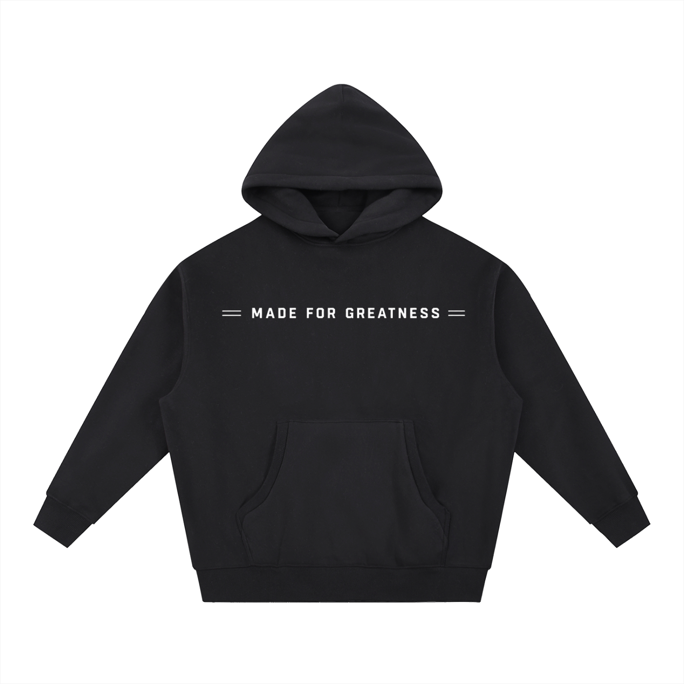 "MFG" Essential Oversized Boxy Fit Fleece Hoodie