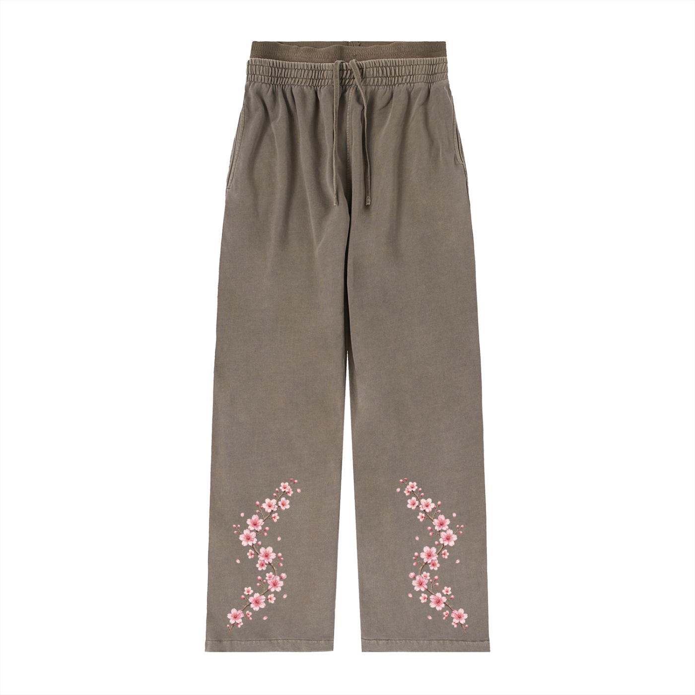 "Just Breathe" Vintage Washed Waist Pants