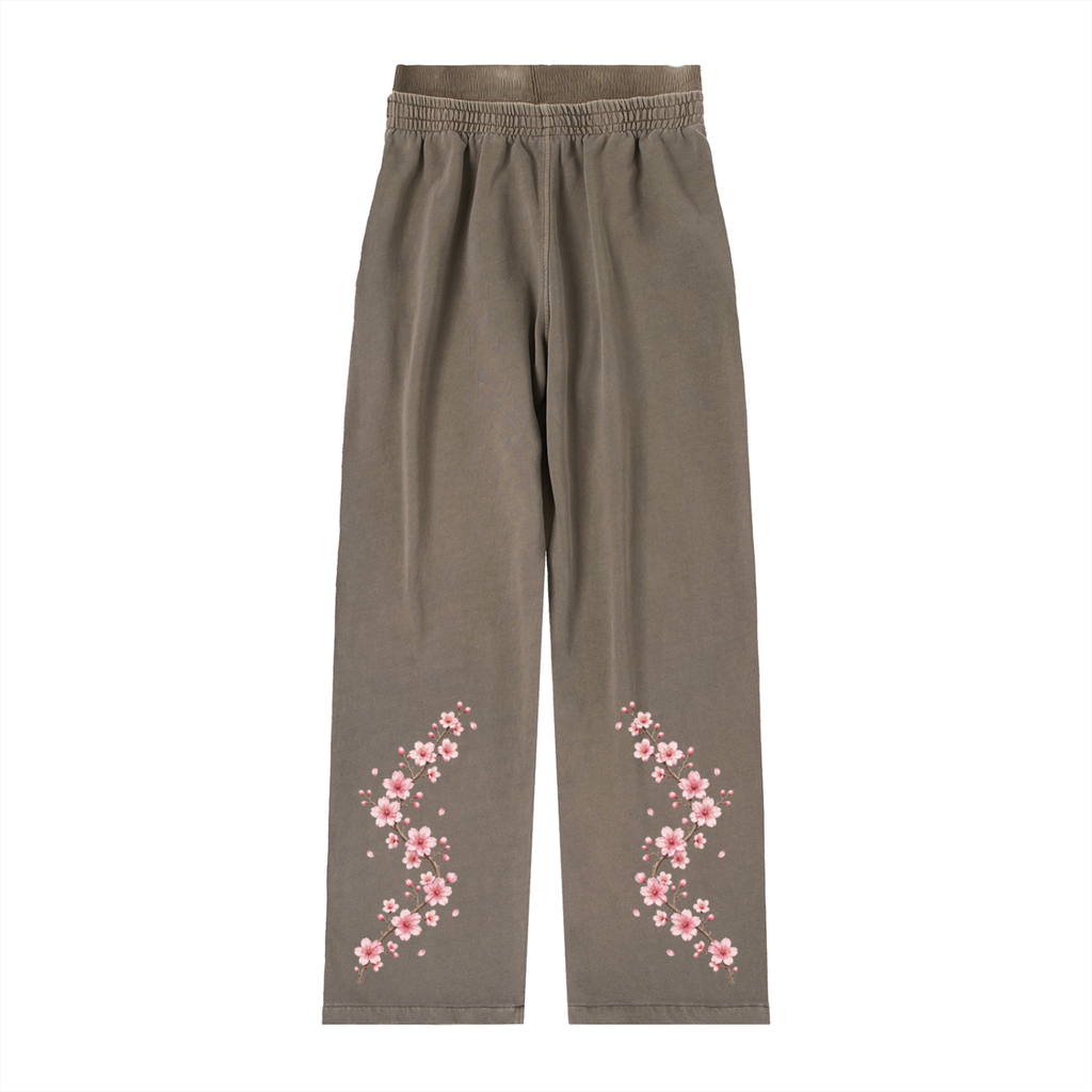 "Just Breathe" Vintage Washed Waist Pants